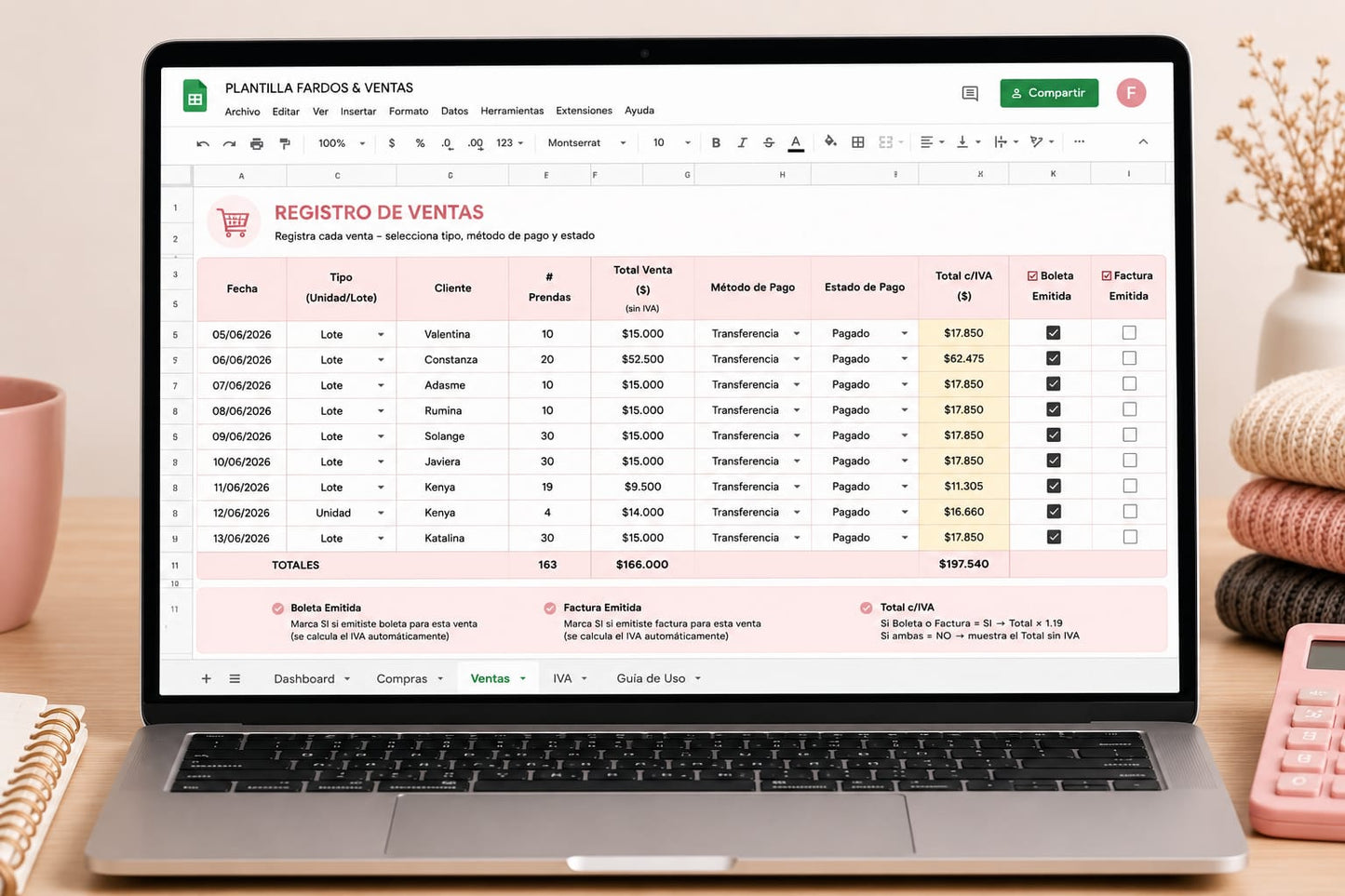 Calculadora de IVA para Fardos y Ventas